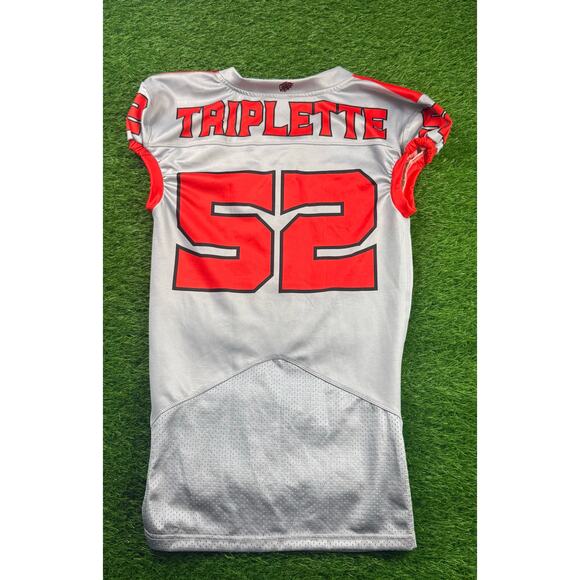 ABN Sports Chiefs #52 Football Jersey Gray Red Size M Men’s Athletic Team Shirt - Picture 1 of 5